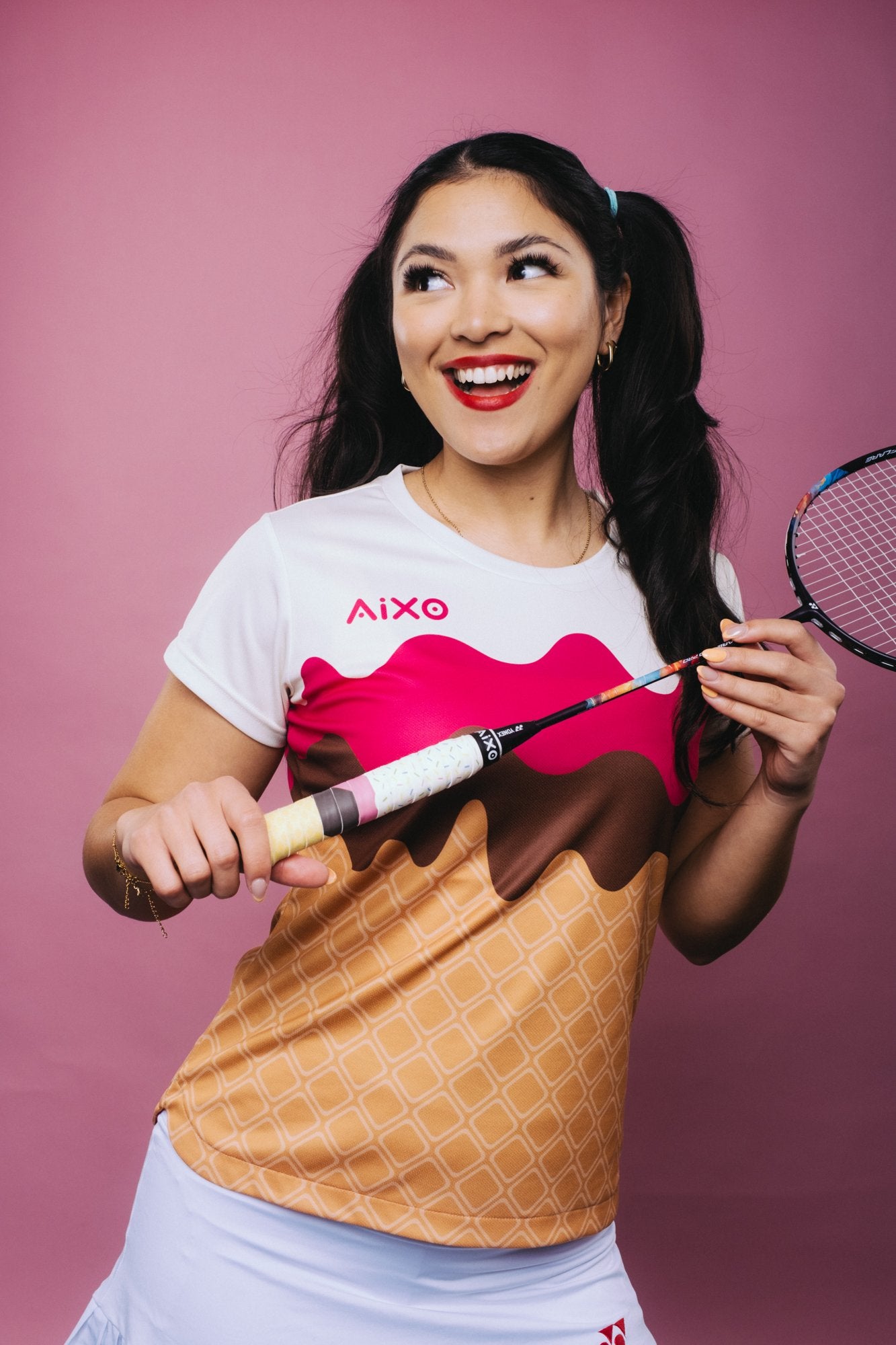 AIXO colour clash pickleball gear