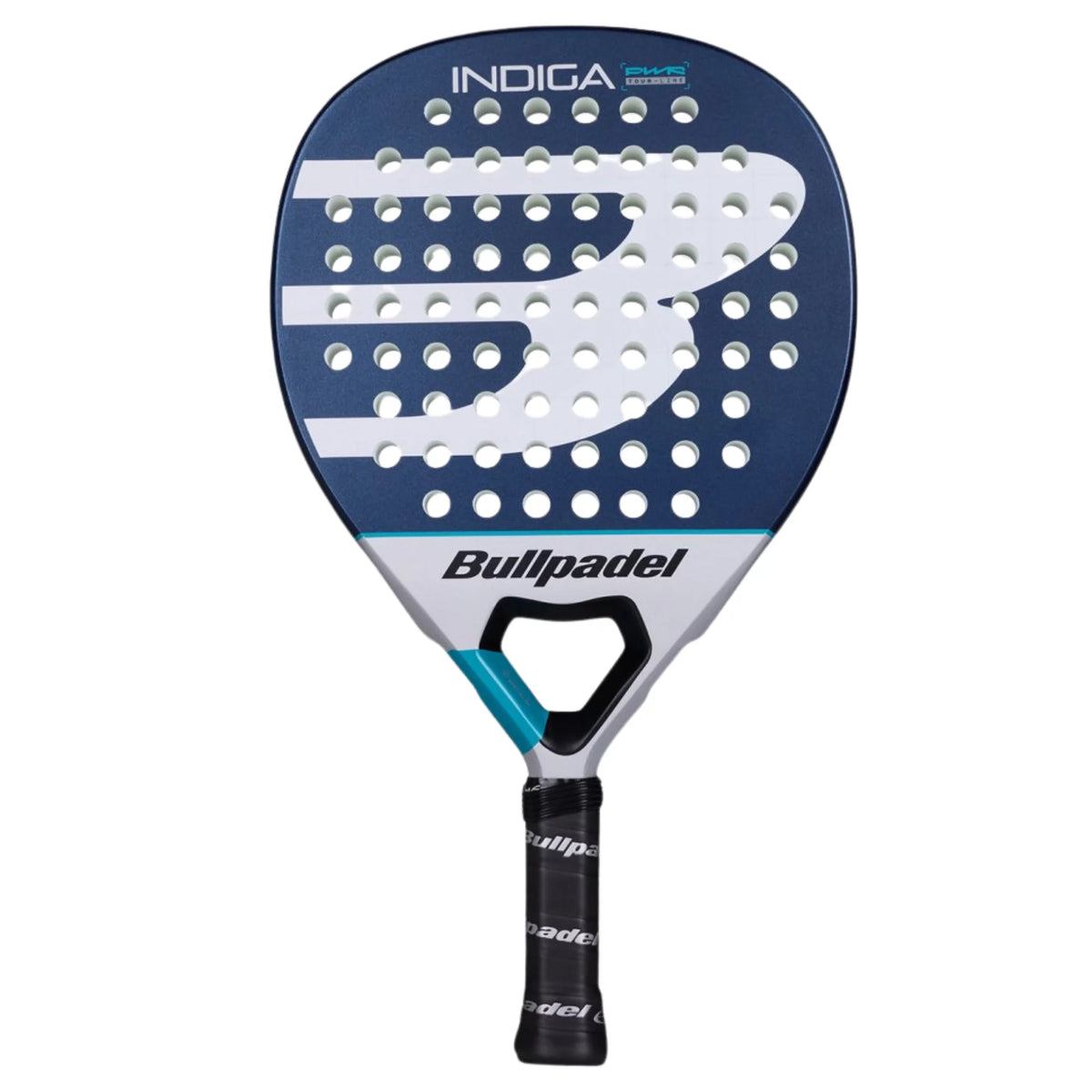 BullPadel Indiga PWR 26 Padel Racket - Navy/Silver Navy Silver One Size Padel BullPadel