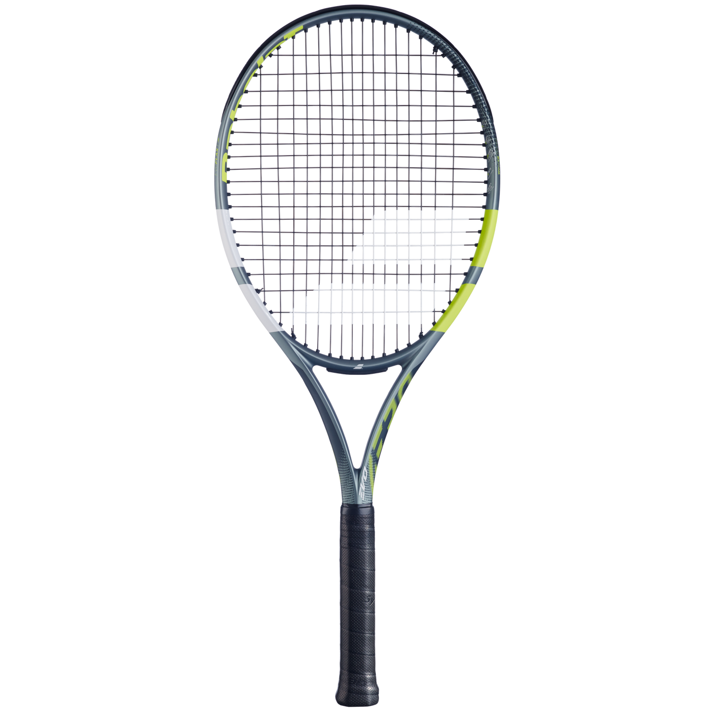 Babolat Evo Aero 2026 Tennis Racket Strung - Grey/Yellow Grey Yellow Tennis Rackets Babolat
