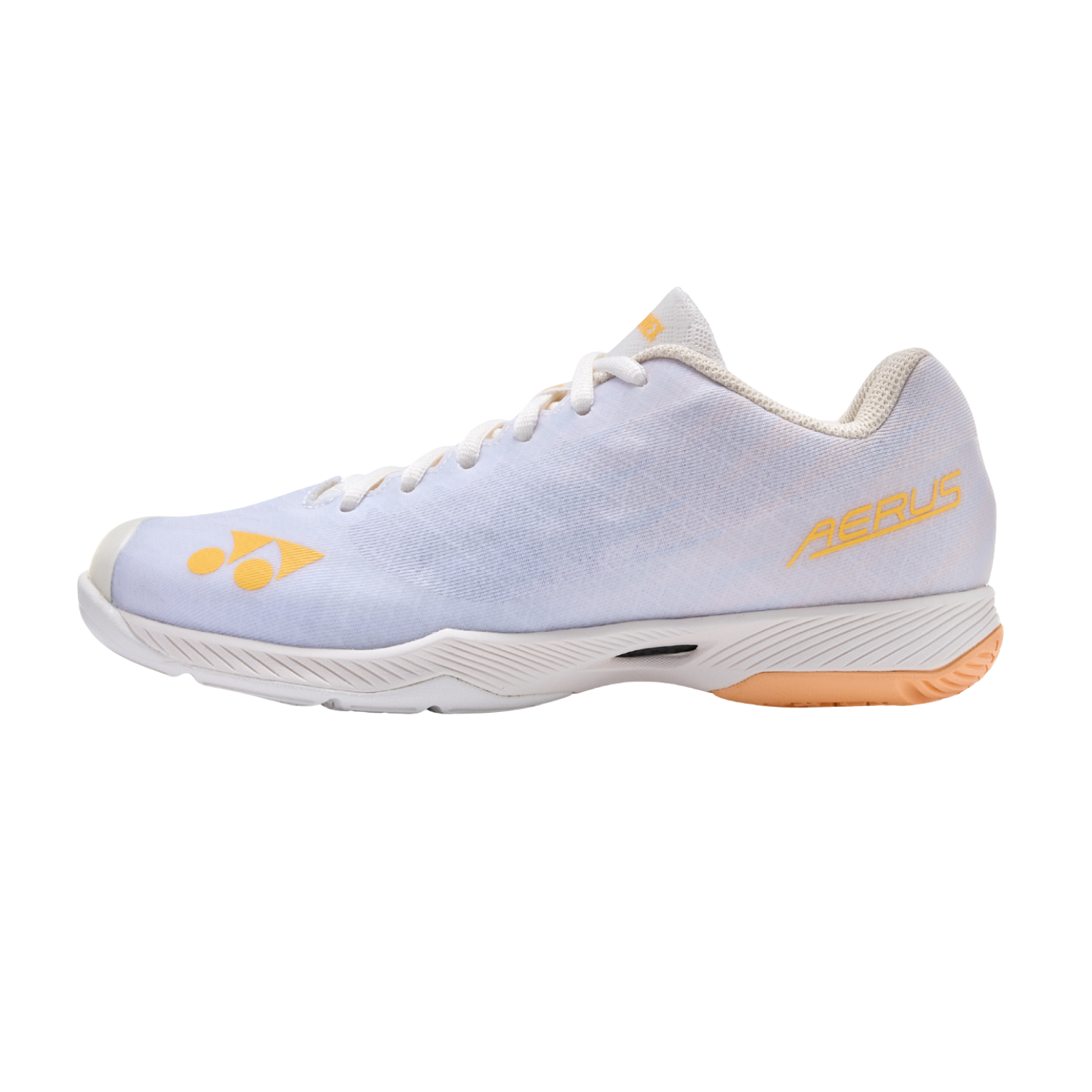 Yonex Power Cushion Aerus Z2 Badminton Shoes Women - White/Orange Badminton Shoes Yonex
