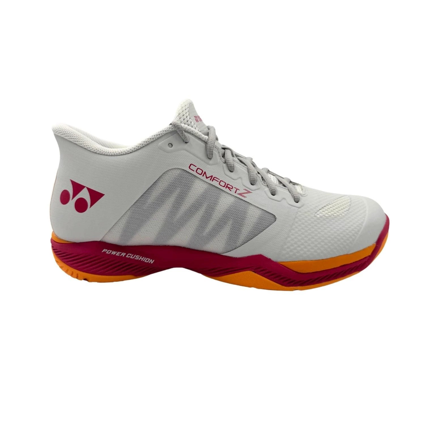 Yonex Power Cushion Comfort Z3 Wide Mid Badminton Shoes Unisex - Off White/Red OFF WHITE RED Badminton Shoes Yonex