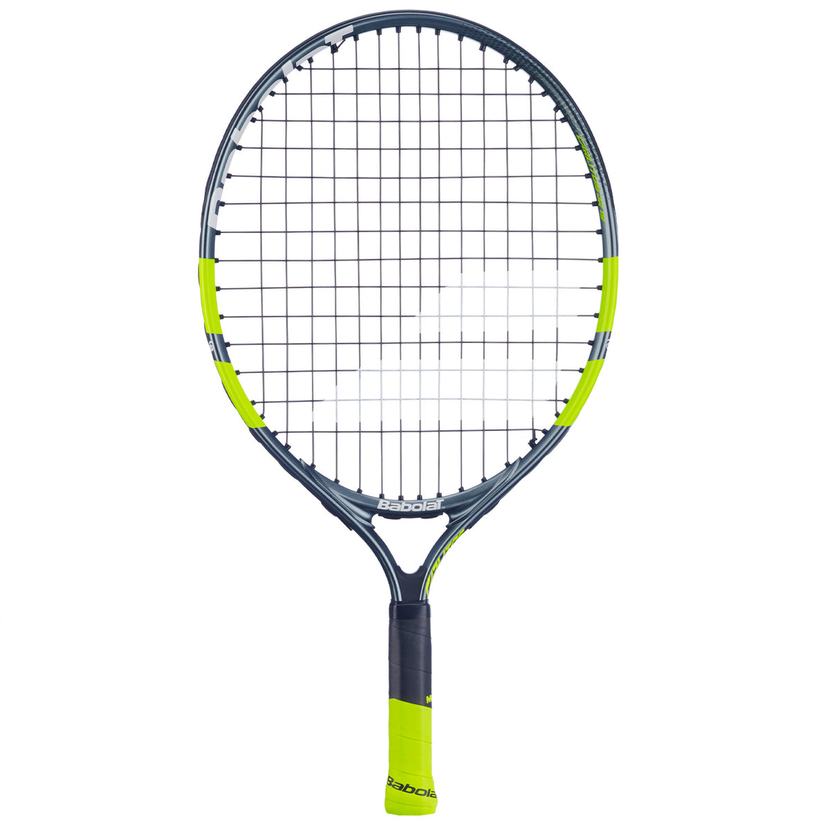 Babolat Carlitos Junior 21 2026 Tennis Racket Strung 180g - Grey/Yellow Grey Yellow 21" Tennis Rackets Babolat