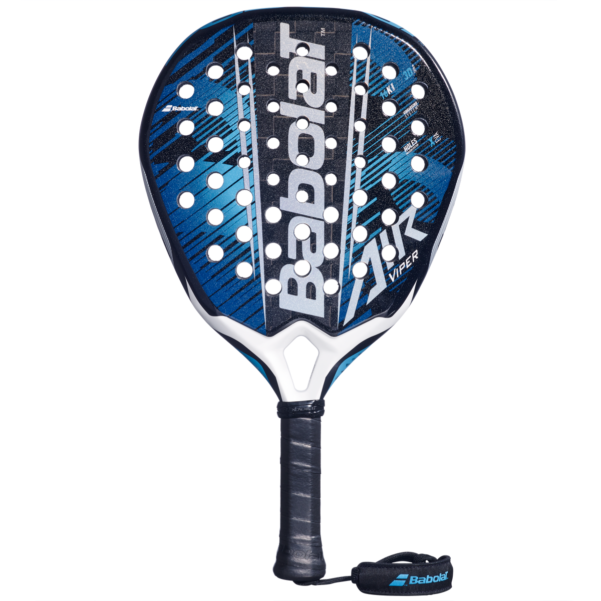 Babolat Air Viper 2.6 Padel Racket - Black/Blue Black Blue One Size Padel Babolat