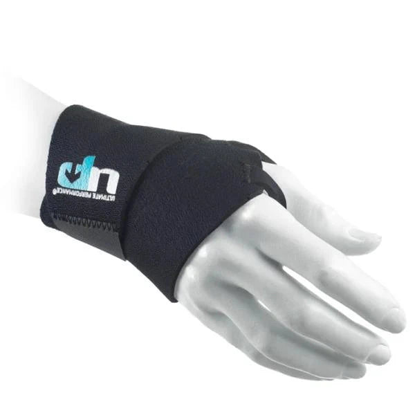 Ultimate Performance Neoprene Wrist Wrap - Black Black One Size Accessories Ultimate Performance