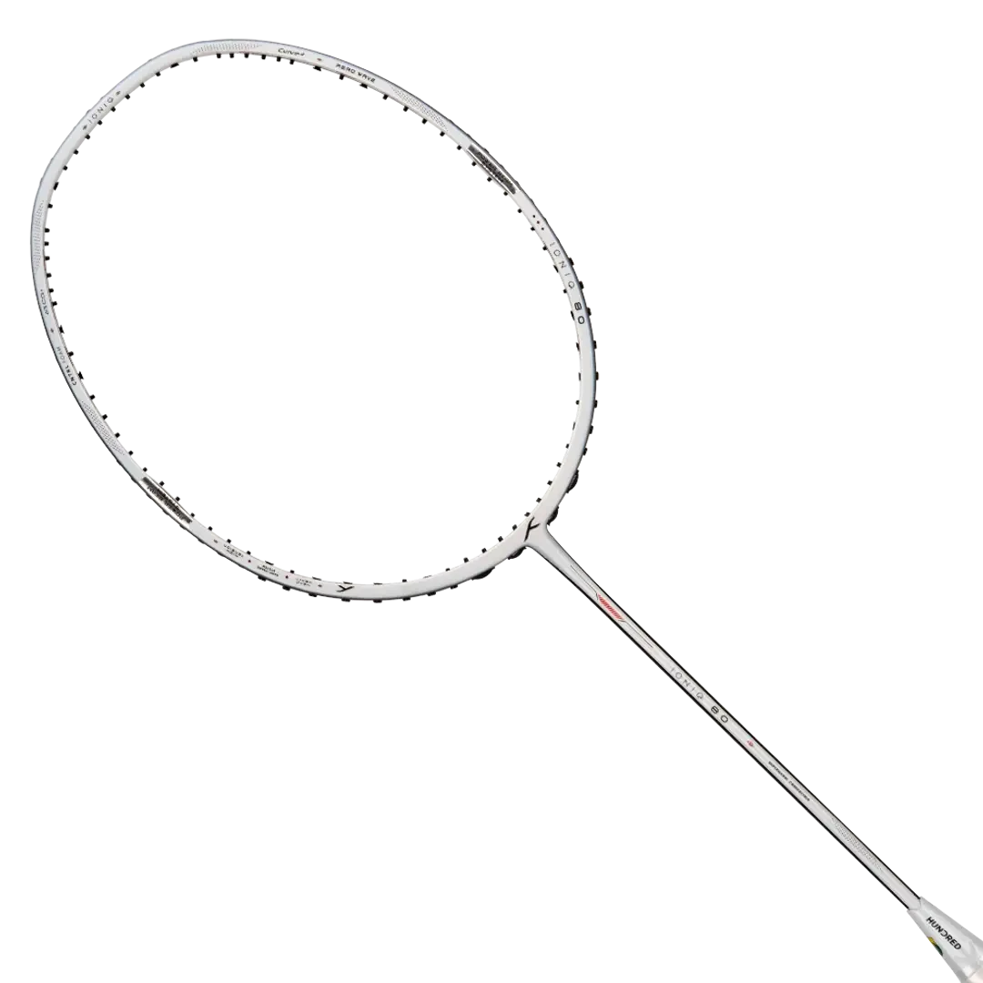 HUNDRED Viper 900 Carbon Fibre Strung Badminton Racquet With Full Racquet Cover | For Intermediate Players | 79 Grams | Badminton Gifts Maximum String
