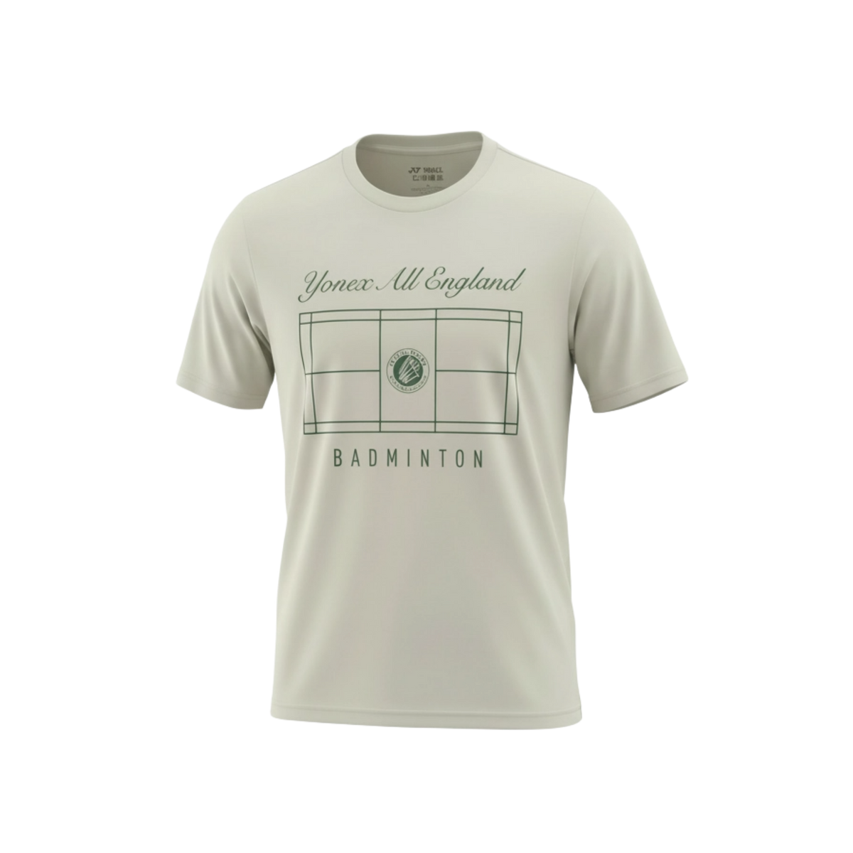 Yonex All England 1899 Crew Neck SS Top 26 - Cream Cream Clothing Yonex