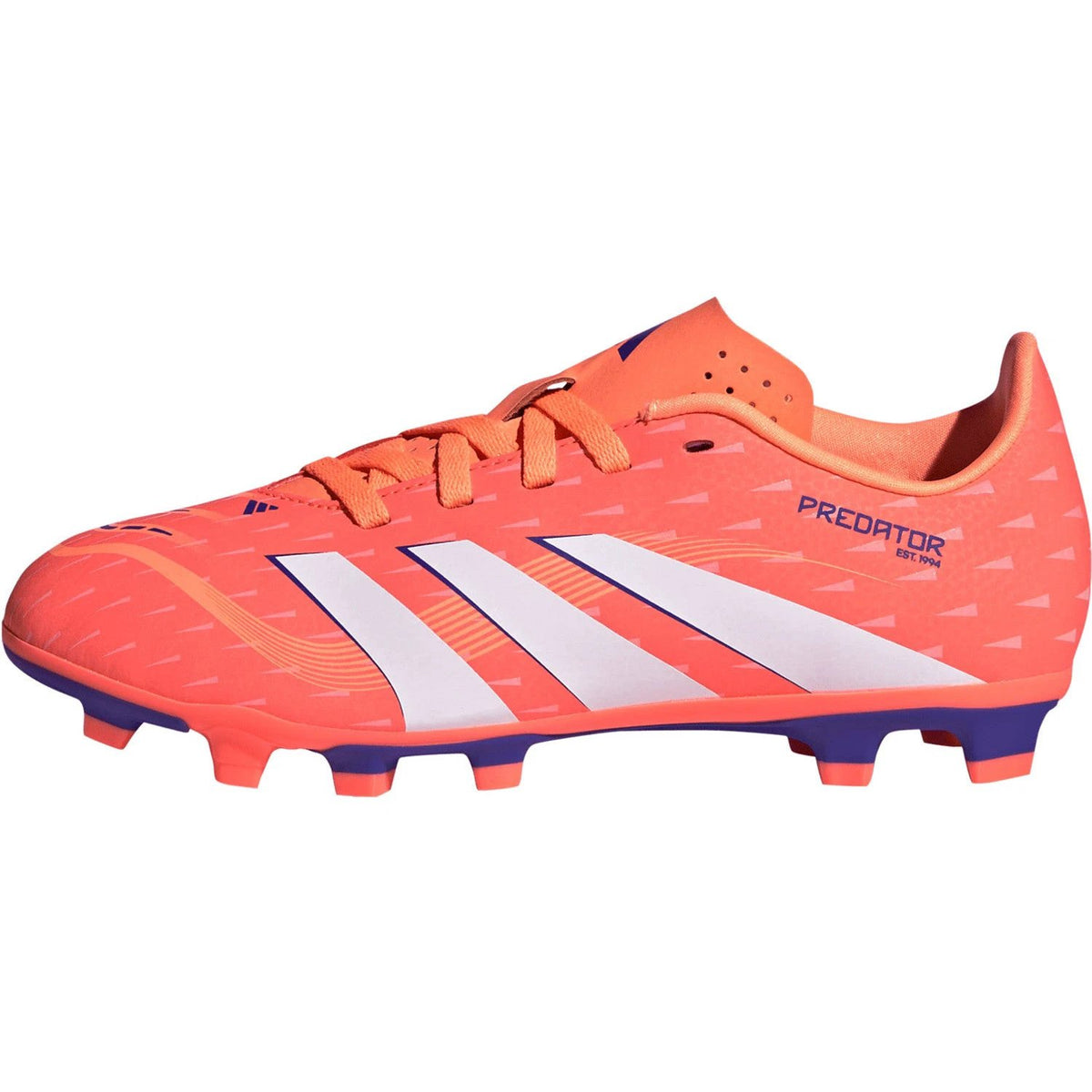 Adidas Predator Club FG/MG Football Boots Junior - Coral/White Coral White shoes Adidas