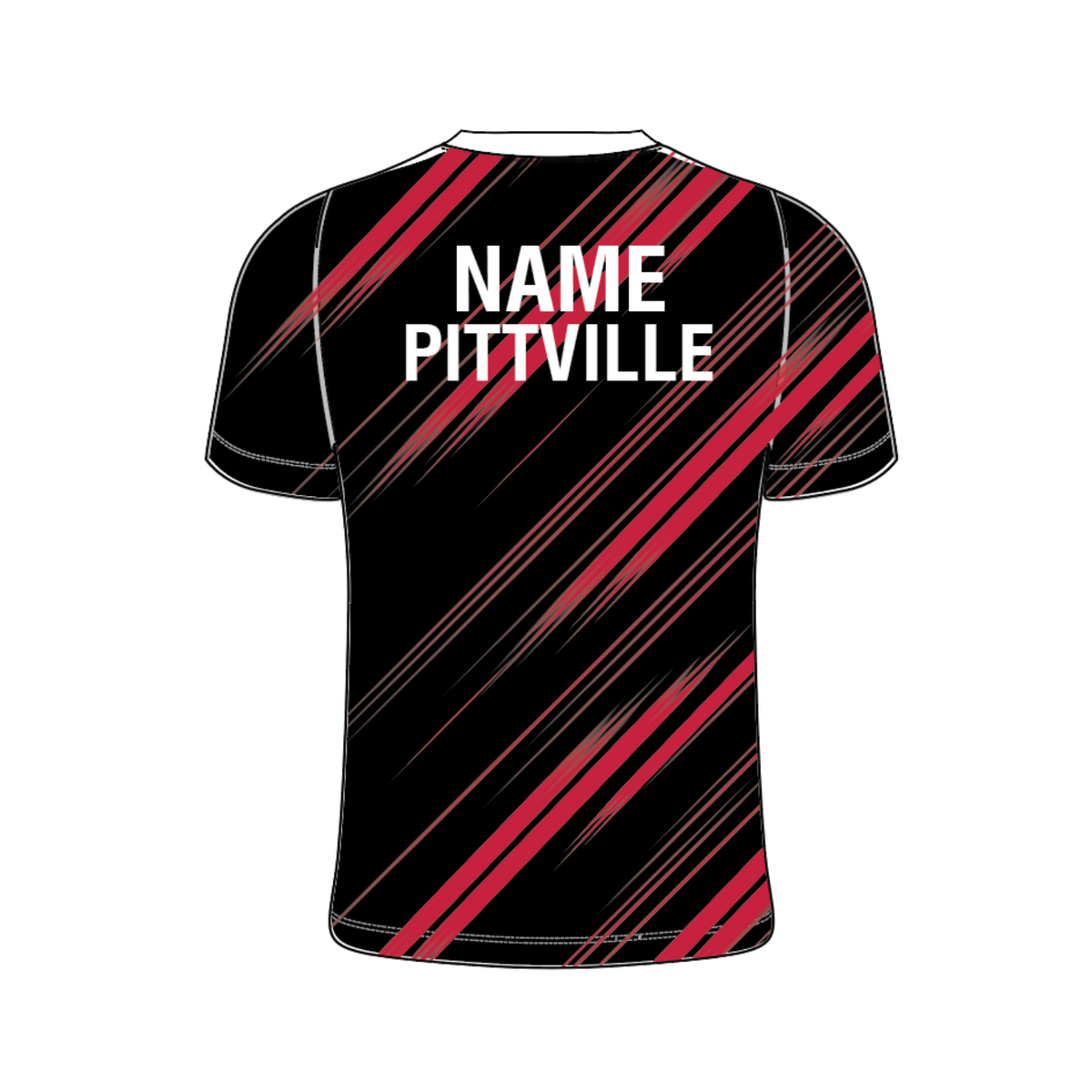 Yonex Kit T001 Pittville Badminton Club Turbo V Neck Women - Black/Red/White Clothing Yonex Teamwear