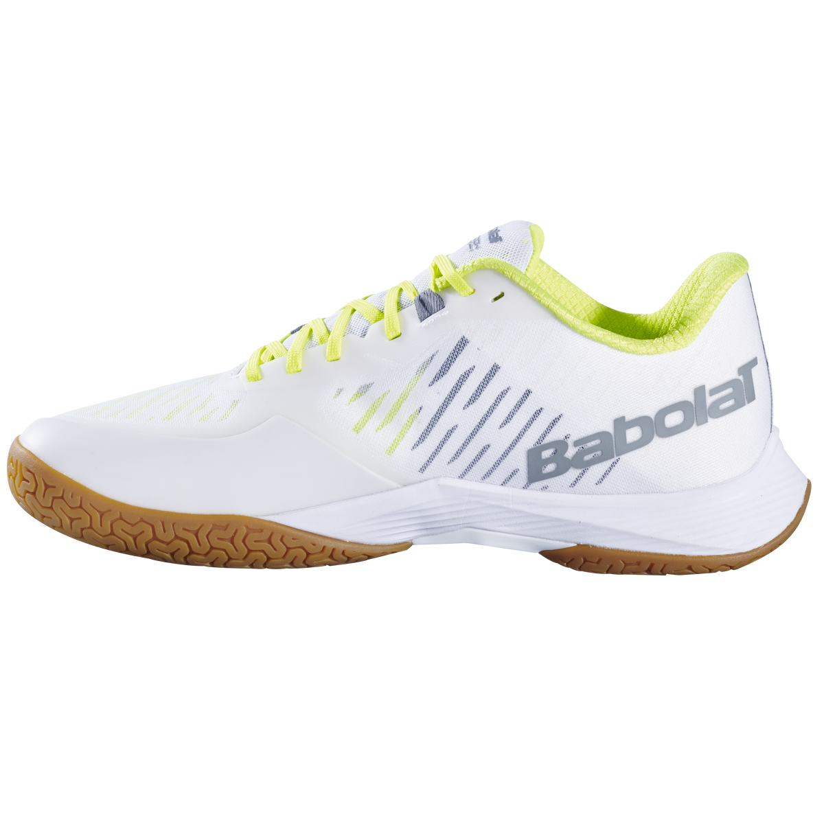 Babolat Shadow Tour 5 30S24356 Badminton Shoes Mens (White/Lime)