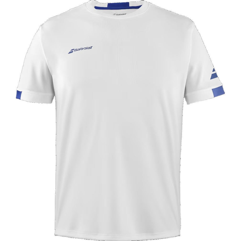 Babolat 3MP2011 Play Crew Neck Mens Shirt White Clothing Babolat