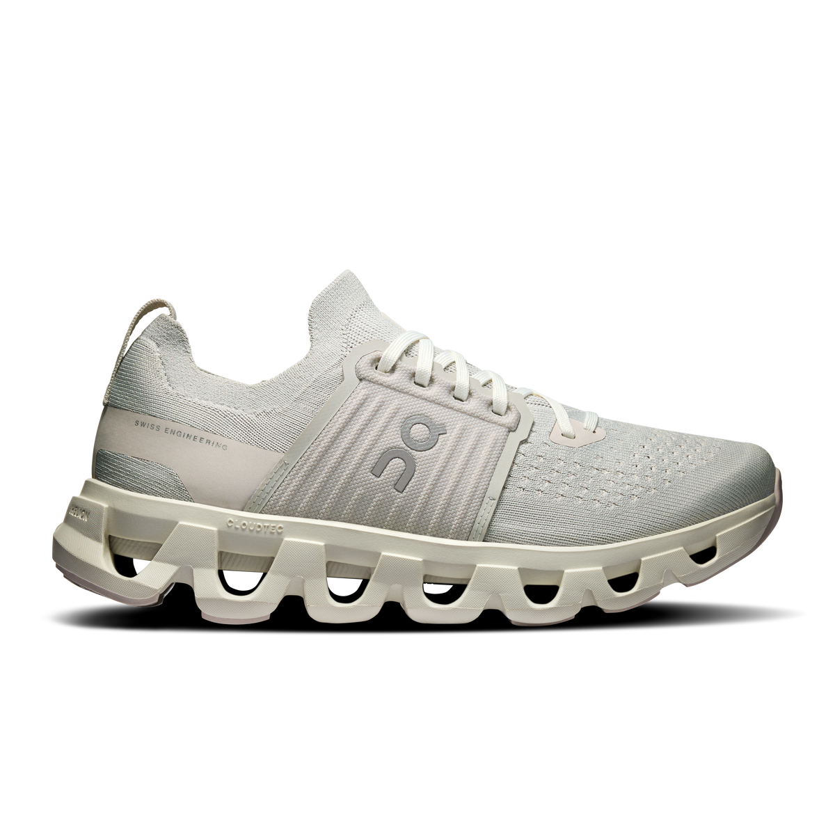 On Cloudswift 4 Running Shoes Women, Wolf/Sand, front view