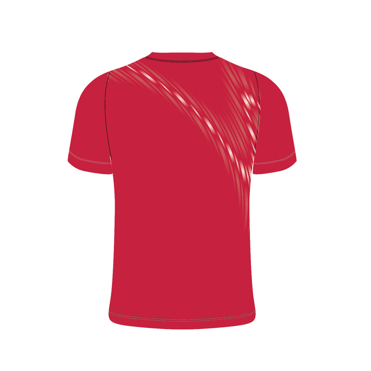 National Badminton Yonex T012 Vortex Crew Neck T-Shirt Women - Red Clothing Yonex Teamwear