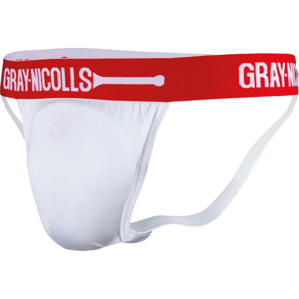 Gray Nicolls Cover Point Jock Strap Adults - White Accessories Central Sports UK