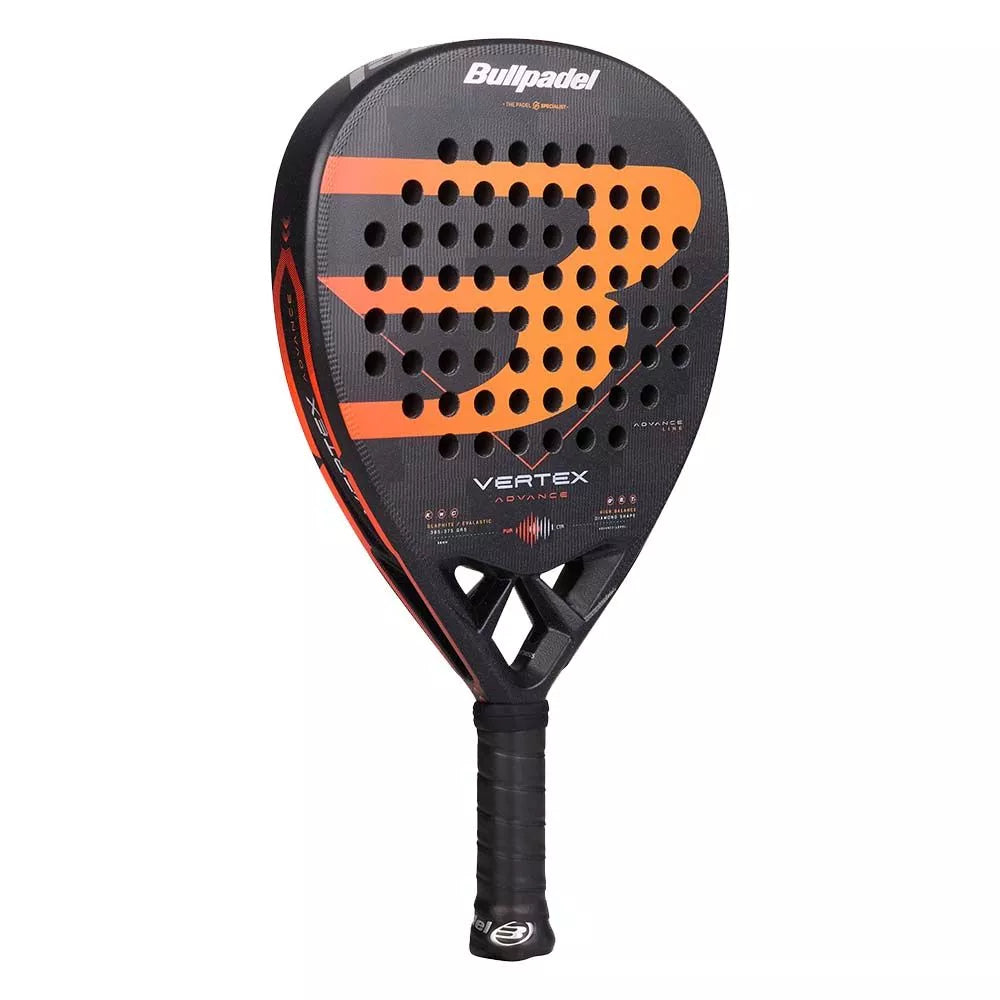 BullPadel Vertex Advance 26 Padel Racket - Black/Orange Padel BullPadel