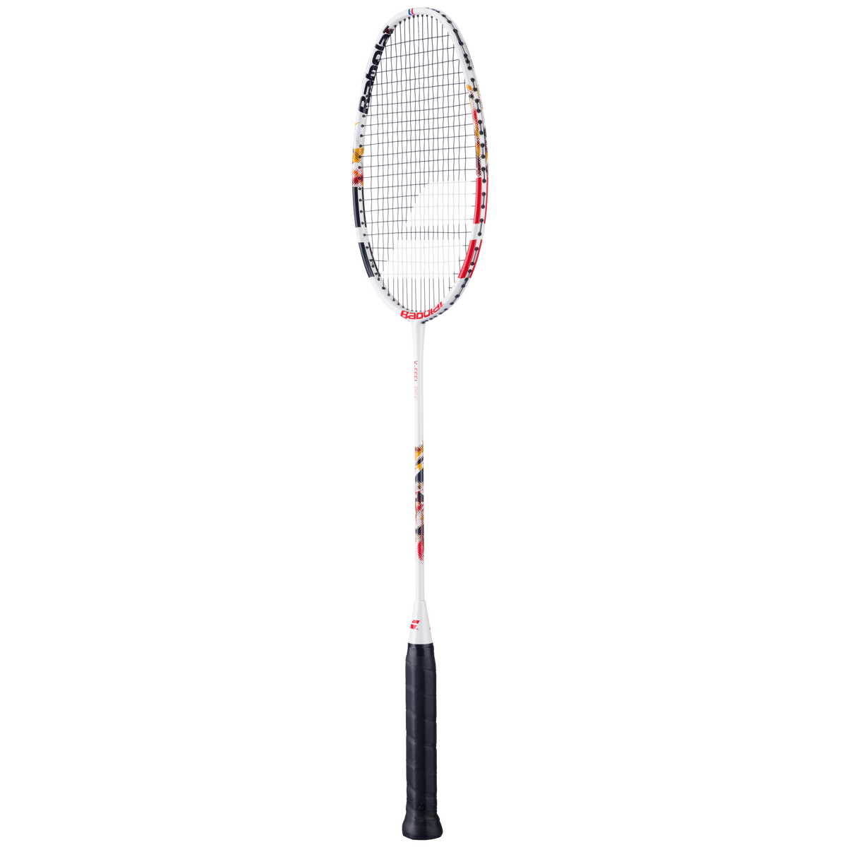 Babolat X-Feel Rise 2025 Unstrung Badminton Racket (601485) - White/Red Badminton Rackets Babolat