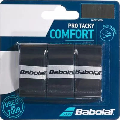 Babolat Pro Tacky X3 Overgrips 3 Pack - Black