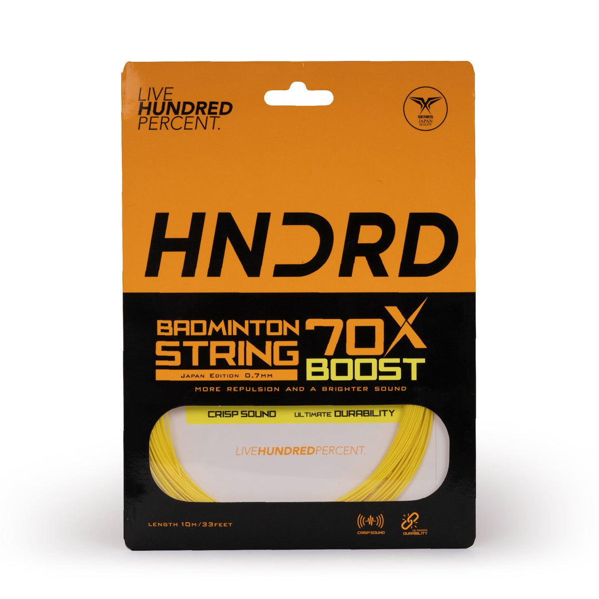 Hundred 70X Boost Badminton String HBAA-2M041-2 String (Packs) Hundred