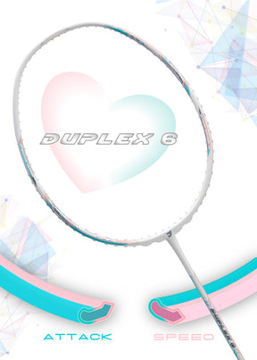 Jnice Duplex 6 5U Badminton Racket Unstrung RDPX-6 Badminton Rackets JNICE