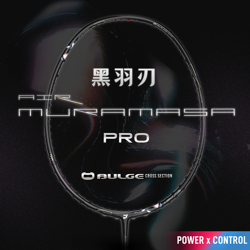 Jnice Air Muramasa Pro 6UG6 Badminton Racket Unstrung - Black Badminton Rackets JNICE