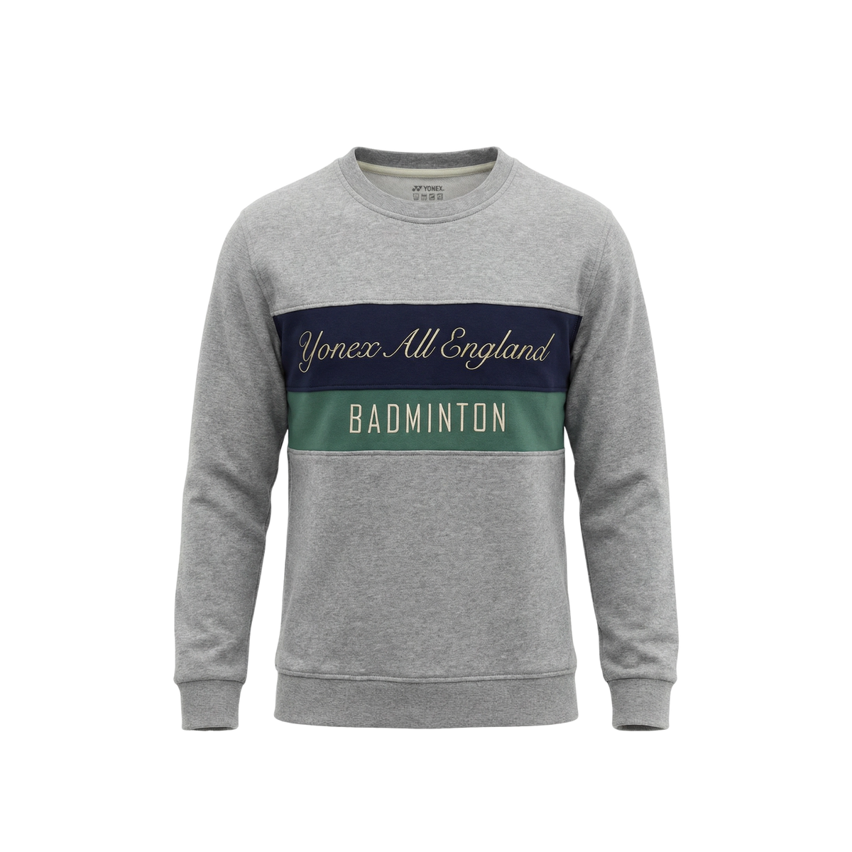 Yonex All England 1899 Crew Neck Sweat 26 - Heather Heather Clothing Yonex