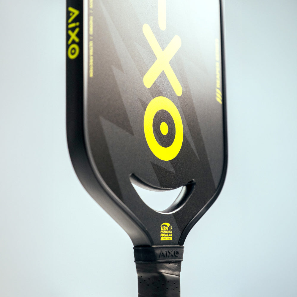 Aixo P14C Reaper Series Insane Bolt 18k Raw Carbon Pickleball Padel Pickleball Paddle Aixo