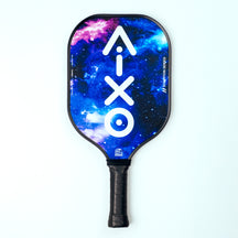 Aixo P11A Scorpion Series Spaceballs 3K Raw Carbon Pickleball Padel Rainbow One Size Pickleball Paddle Aixo