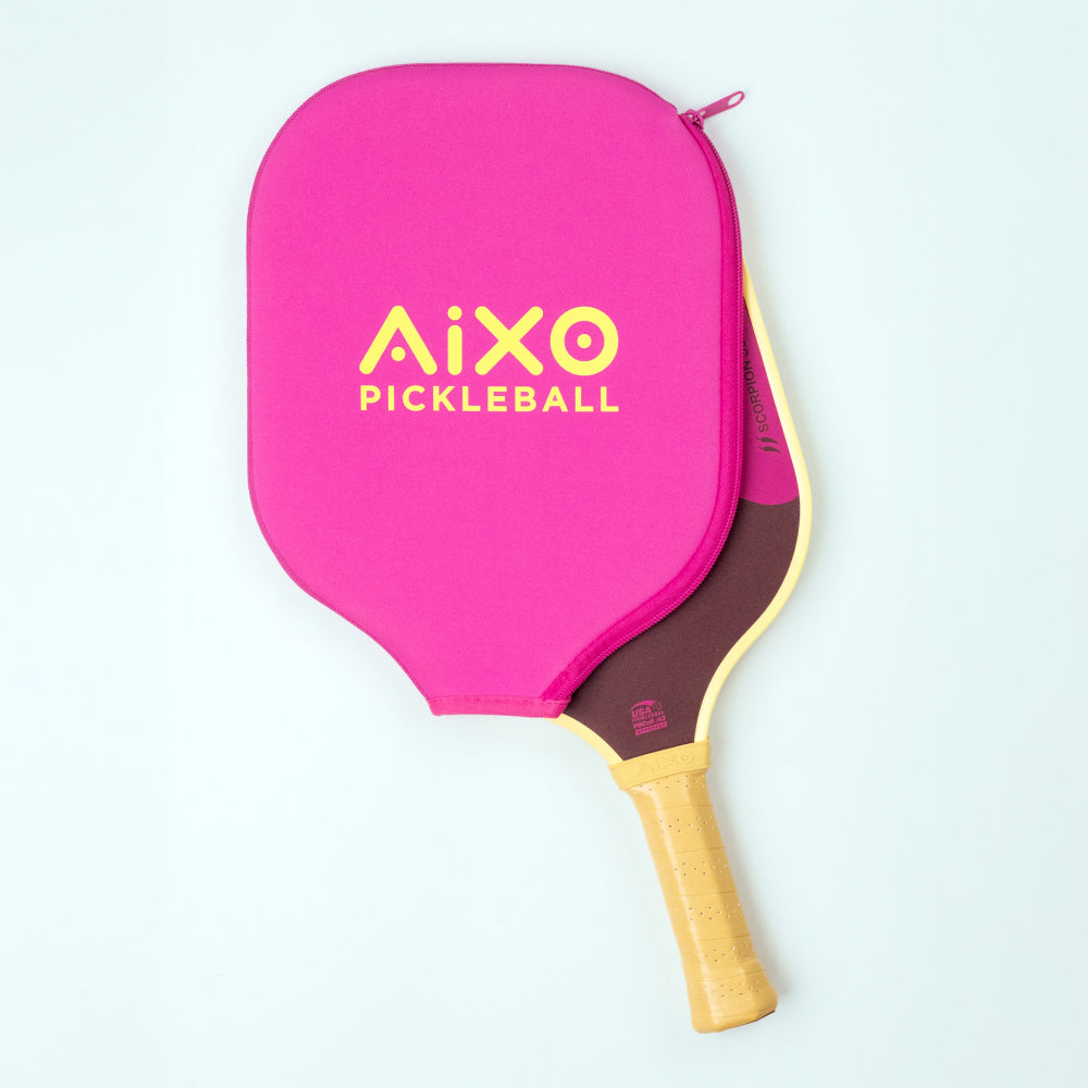 Aixo P11A Scorpion Series Lazy Sundae 3K Raw Carbon Pickleball Padel Pickleball Paddle Aixo