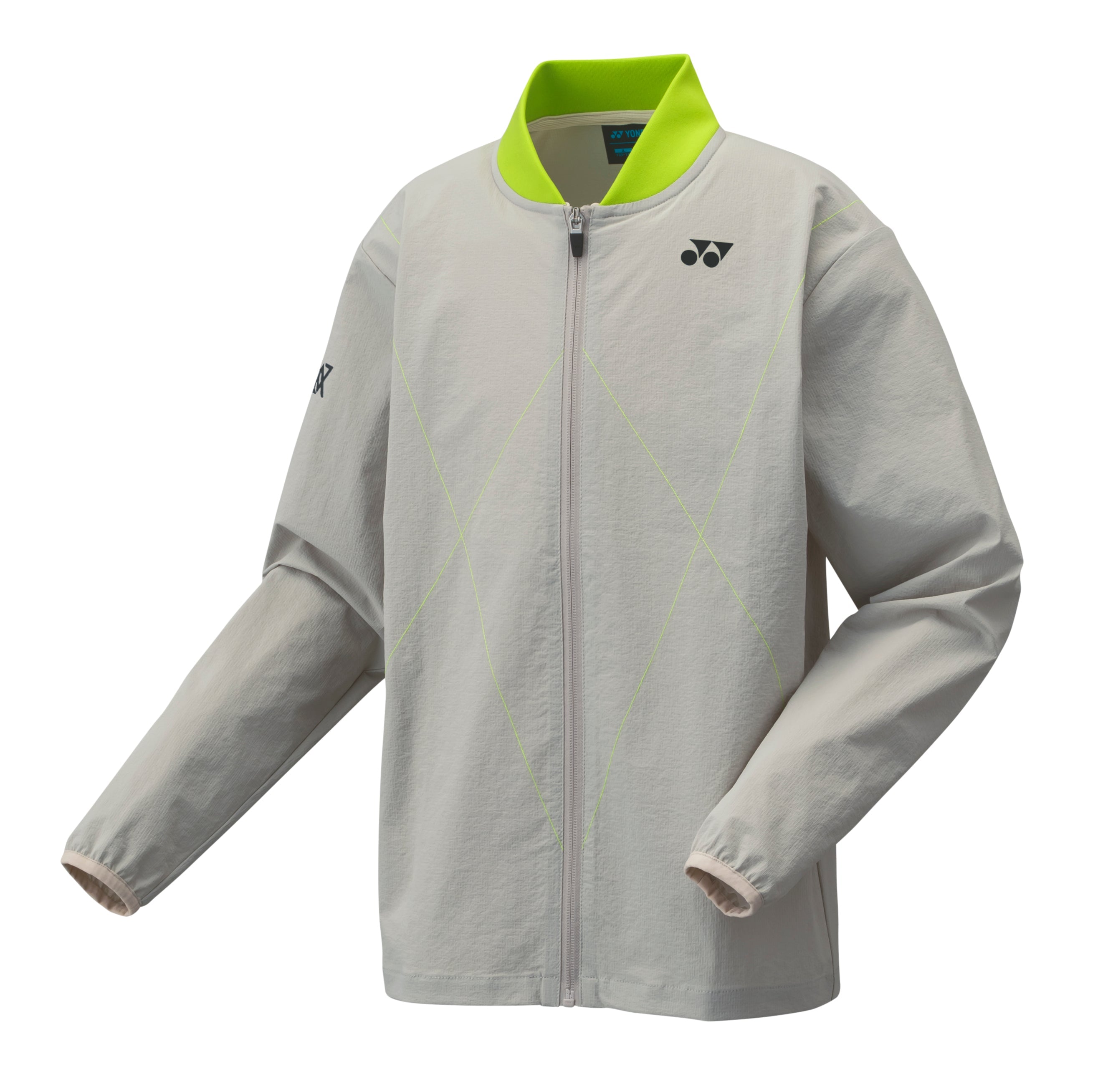 Yonex 50183JEX Warm Up Jacket Junior - Grayish Beige - VA - Viktor Axe