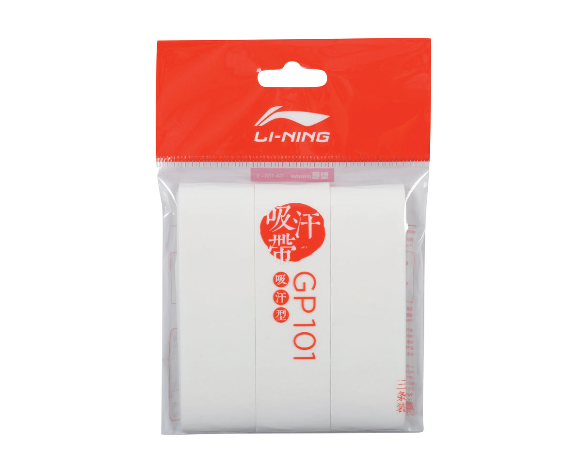 Li-Ning GP101 Grips -3 Pieces -White