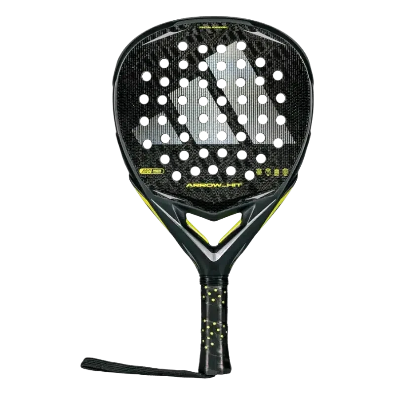 Adidas Arrow Hit 2026 Padel Racket - Black/Silver Black Silver One Size Padel Adidas