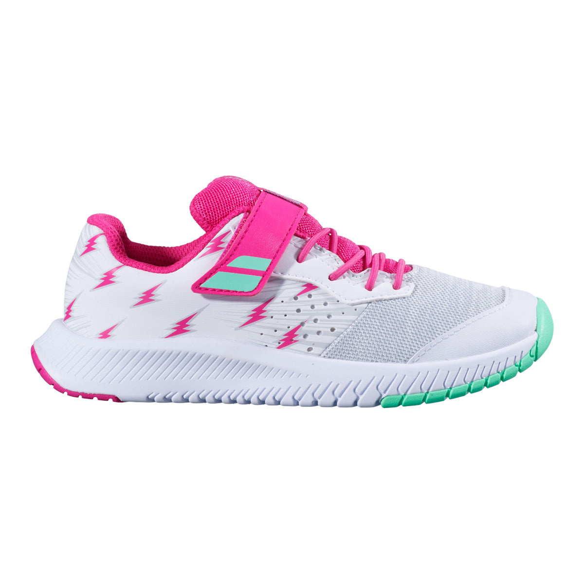 Babolat Pulsion AC 32S21518 Tennis Shoes Juniors (White/Red Rose)