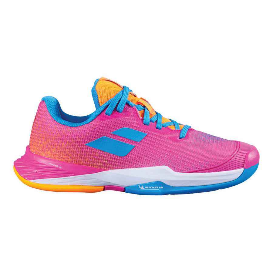 Babolat Jet Mach 3 AC 33S21648 Tennis Shoes Juniors (Hot Pink)