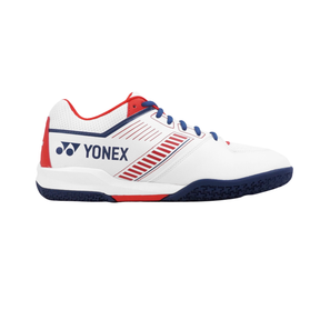 Yonex SHBSF1WEX PC Strider Flow Wide Badminton Shoes Men - White/Red Badminton Shoes Yonex