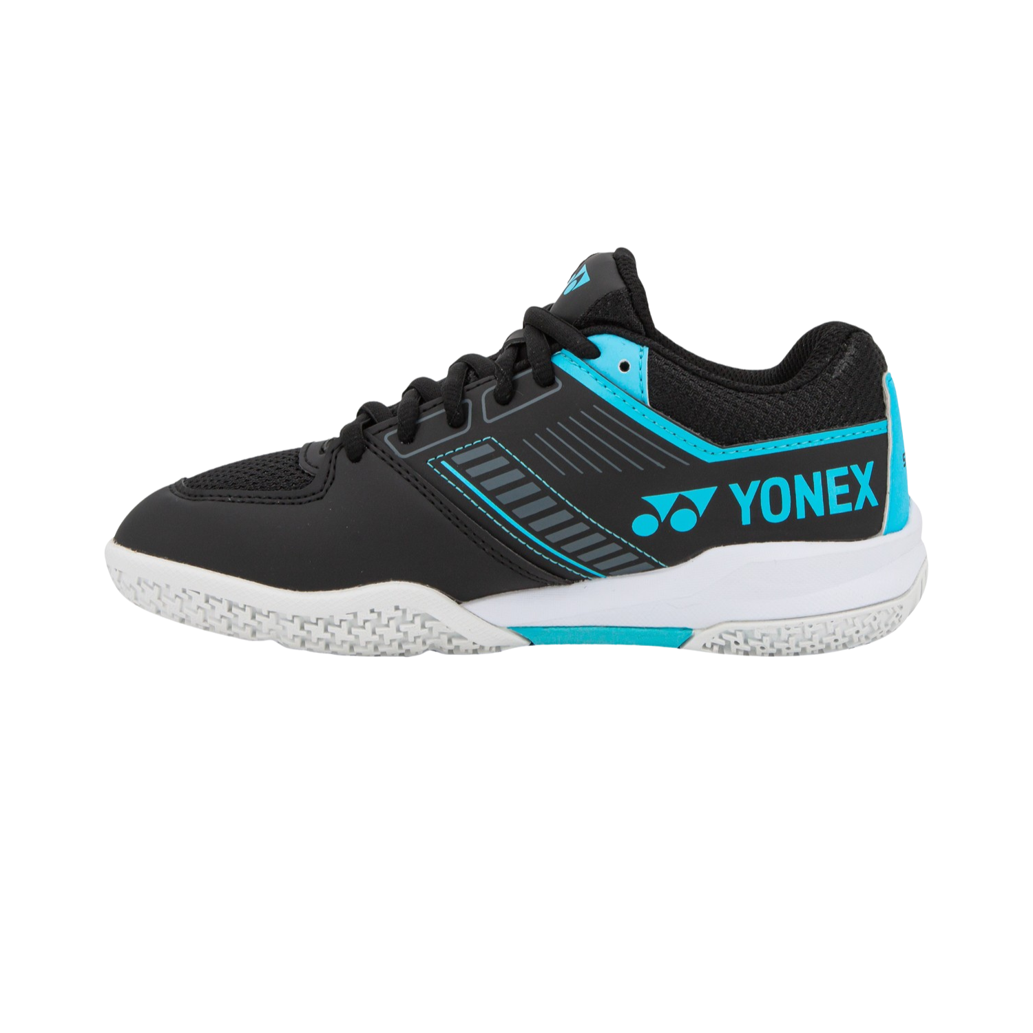 Yonex SHBSF1JREX PC Strider Flow Badminton Shoe Junior Lace - Black/Bl