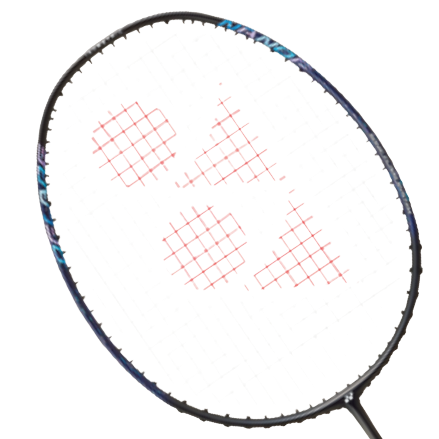 シャトル YONEXAEROSENSACLEAR II & NEWOFFICIAL Yonex Nanoflare 002 Clear Badminton Racket - Black/Blue
