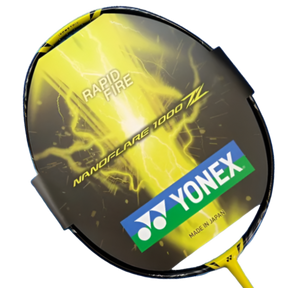 Yonex Nanoflare 1000Z 3U Badminton Racket Free Restring & Autograph - Lightning Yellow (Unstrung) 3UG4 Badminton Rackets Yonex