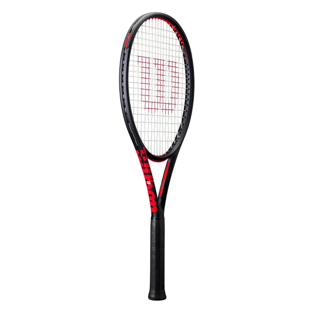 Wilson Clash 100UL V3 Tennis Racket - Black - Strung Tennis Rackets Wilson