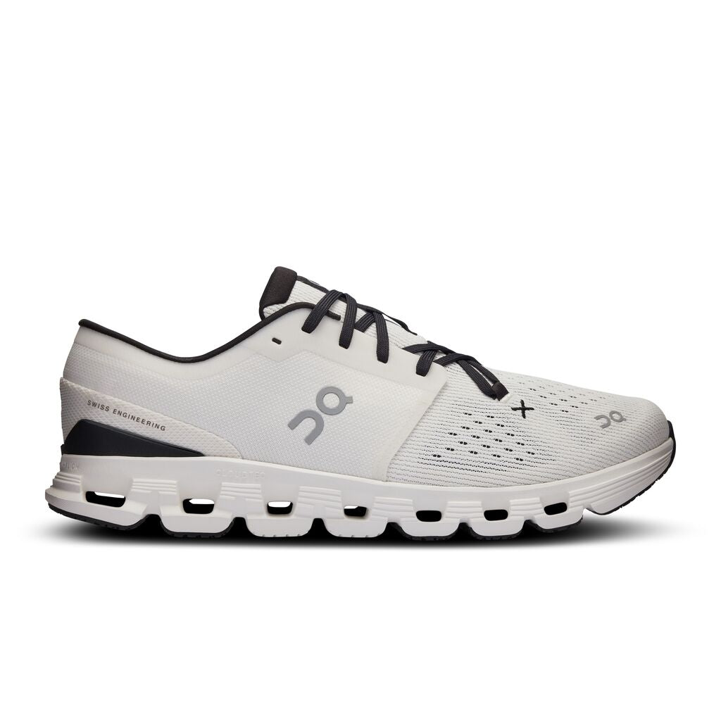 ON Cloud X 4 Running Shoe Mens (Ivory/Black) Running Shoes On Running