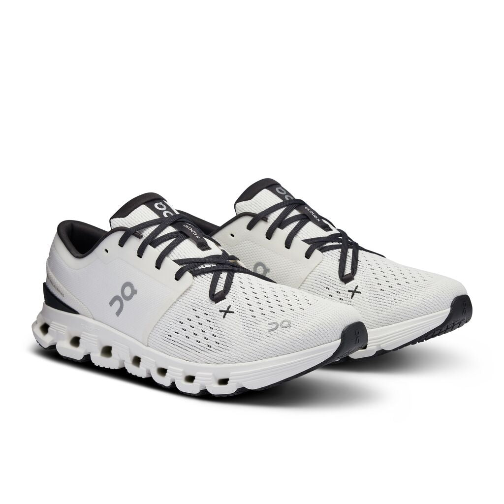 ON Cloud X 4 Running Shoe Mens (Ivory/Black) Running Shoes On Running