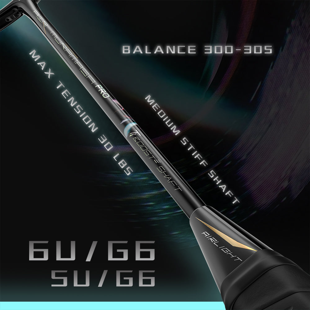 Jnice Air Muramasa Pro 6UG6 Badminton Racket Unstrung - Black Badminton Rackets JNICE