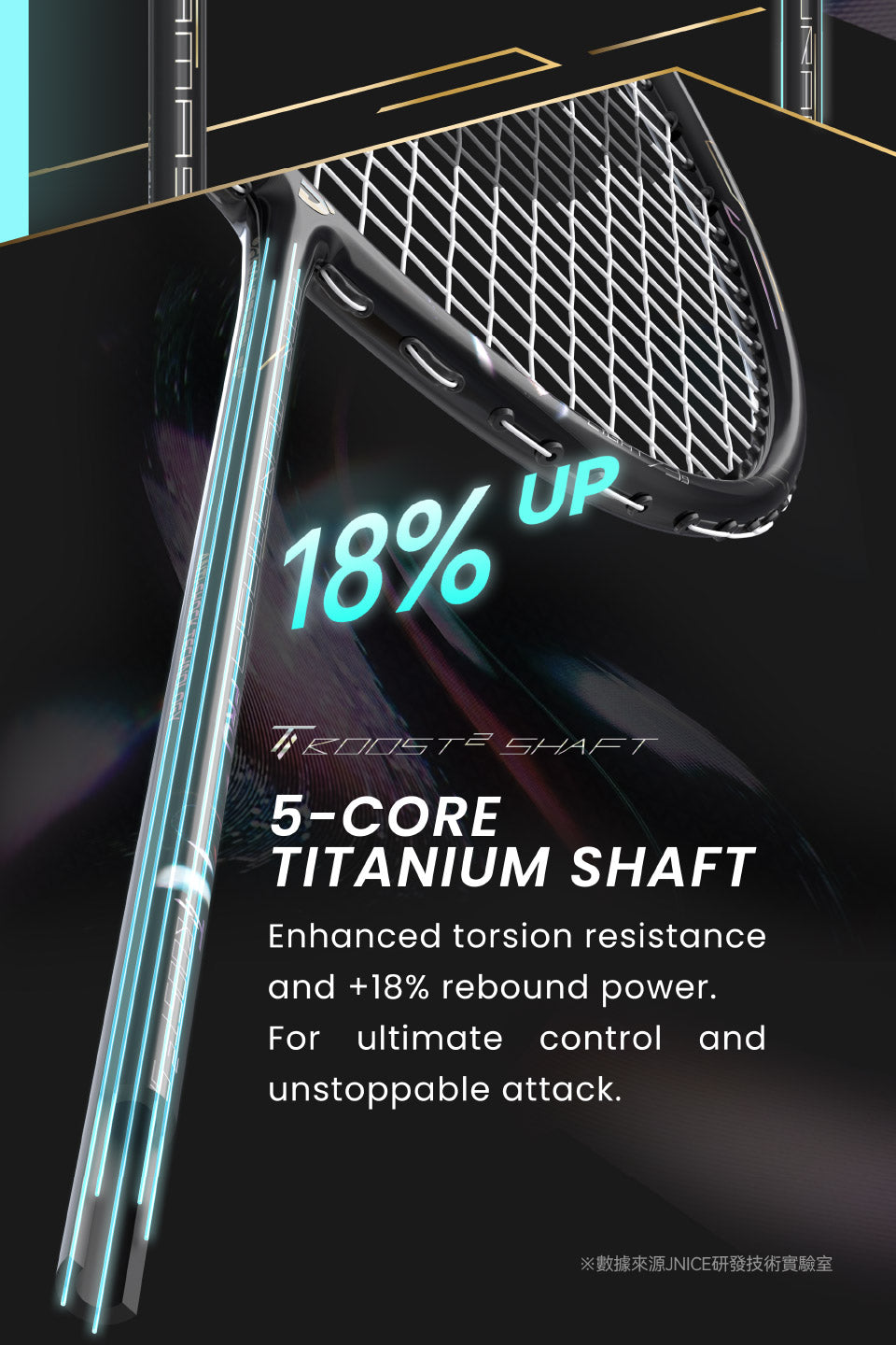 Jnice Air Muramasa Pro 6UG6 Badminton Racket Unstrung - Black Badminton Rackets JNICE