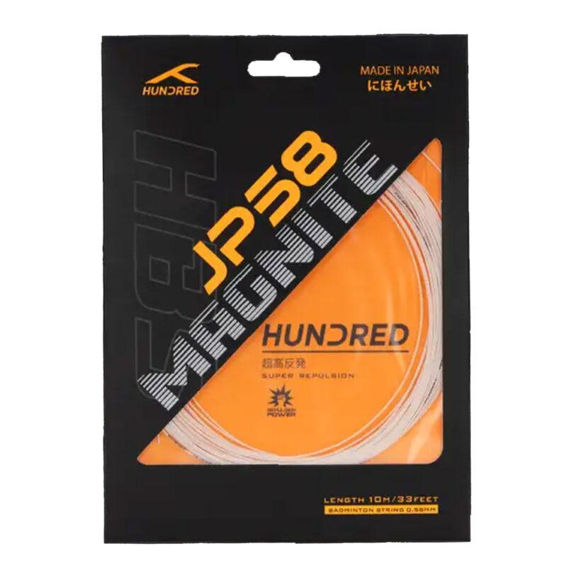 Hundred JP58 Magnite Badminton String Set - Ice White Ice White 10m Set String (Packs) Hundred