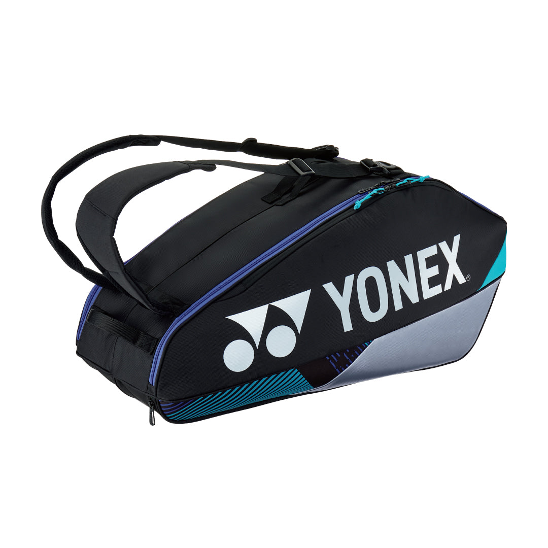 Yonex BA92426EX Pro 6 Racket Bag (Black/Silver)