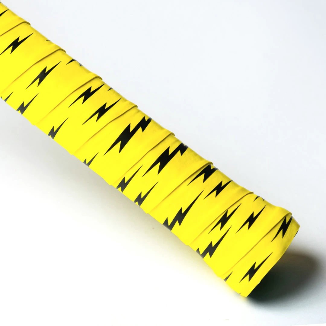 Aixo Lightning Tacky Overgrip YELLOW OS Overgrips Aixo