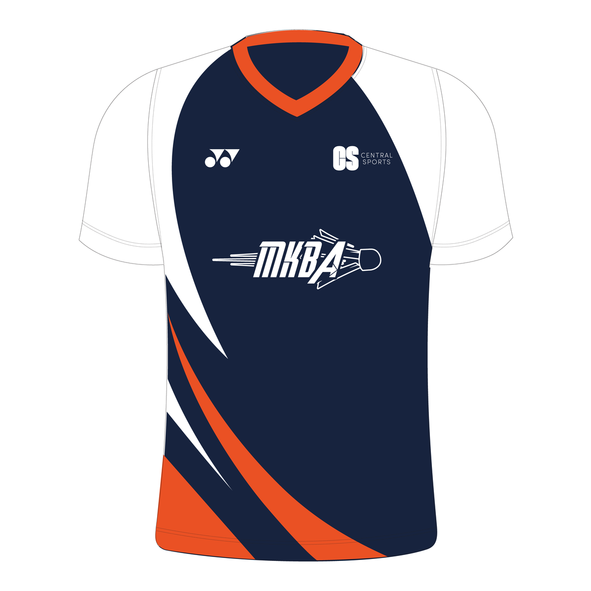 MKBA Yonex Teamwear T004 Beast V Neck T-Shirt Juniors Clothing Yonex Teamwear