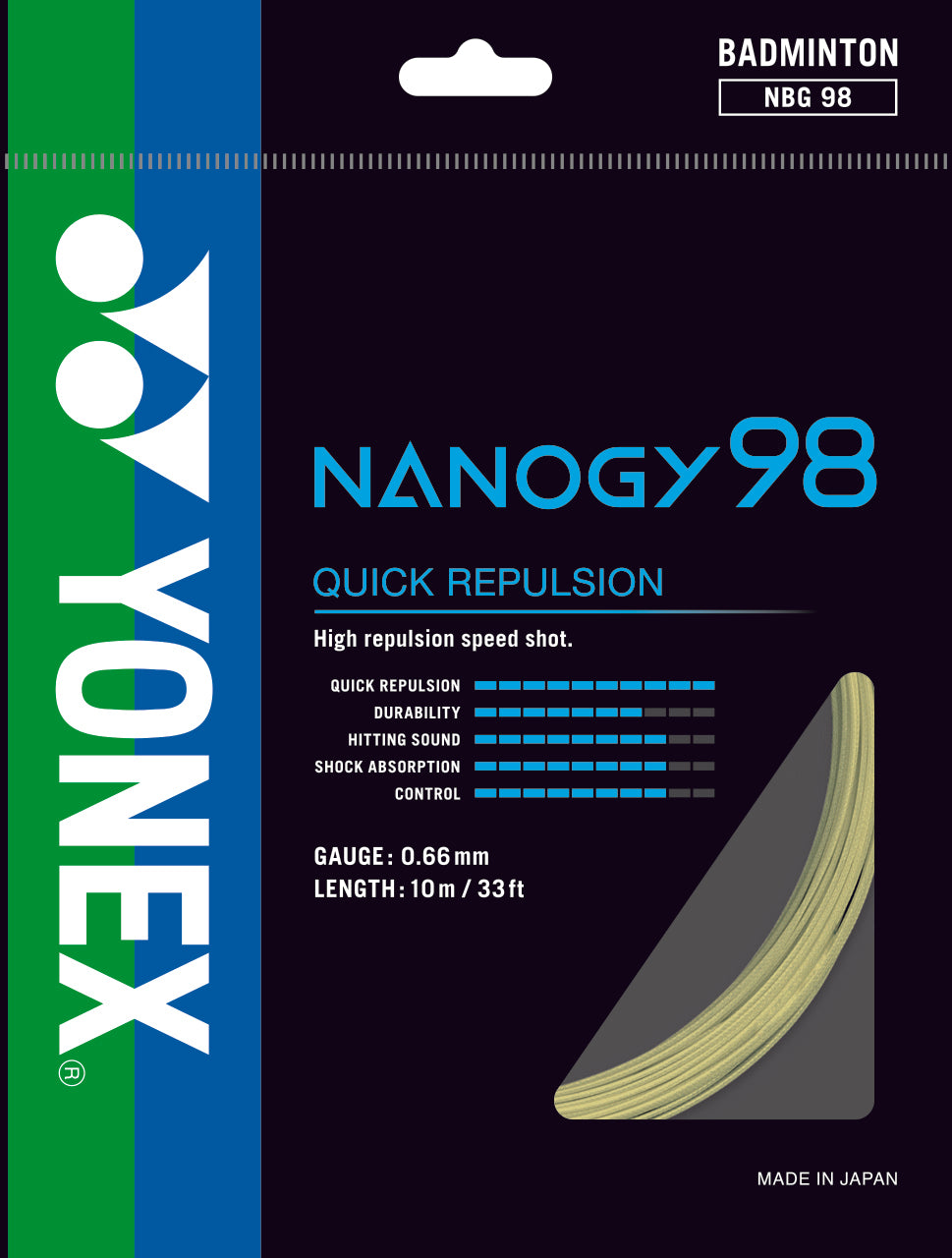 Yonex Nanogy 98 String (10m Set) Gold