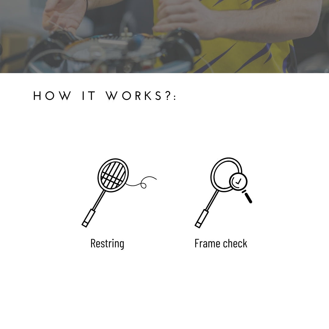 Professional Badminton Restring Central Sports UK