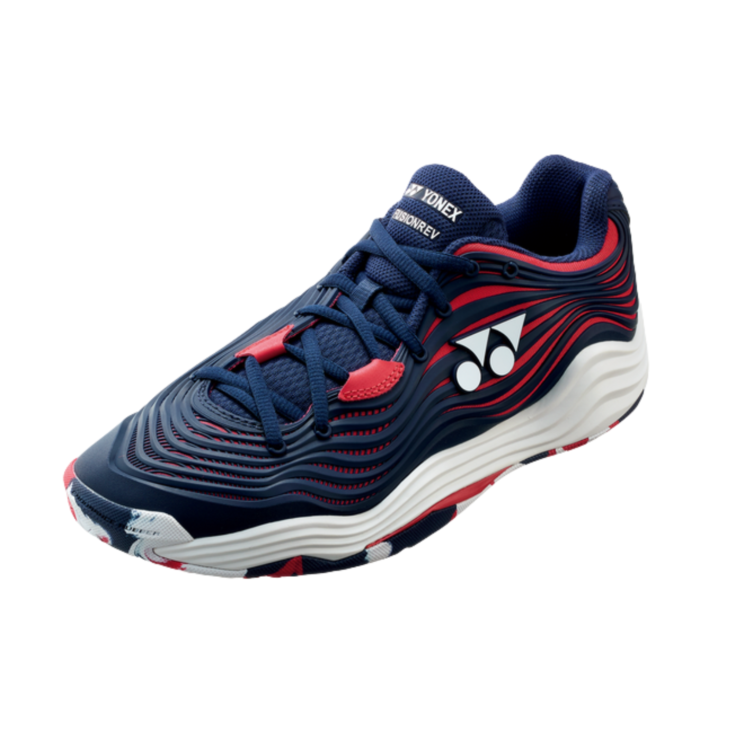 YONEX FUSIONREV テニスシューズ26.5 Yonex Fusionrev 5 Tennis Shoes Mens (Navy/Red)