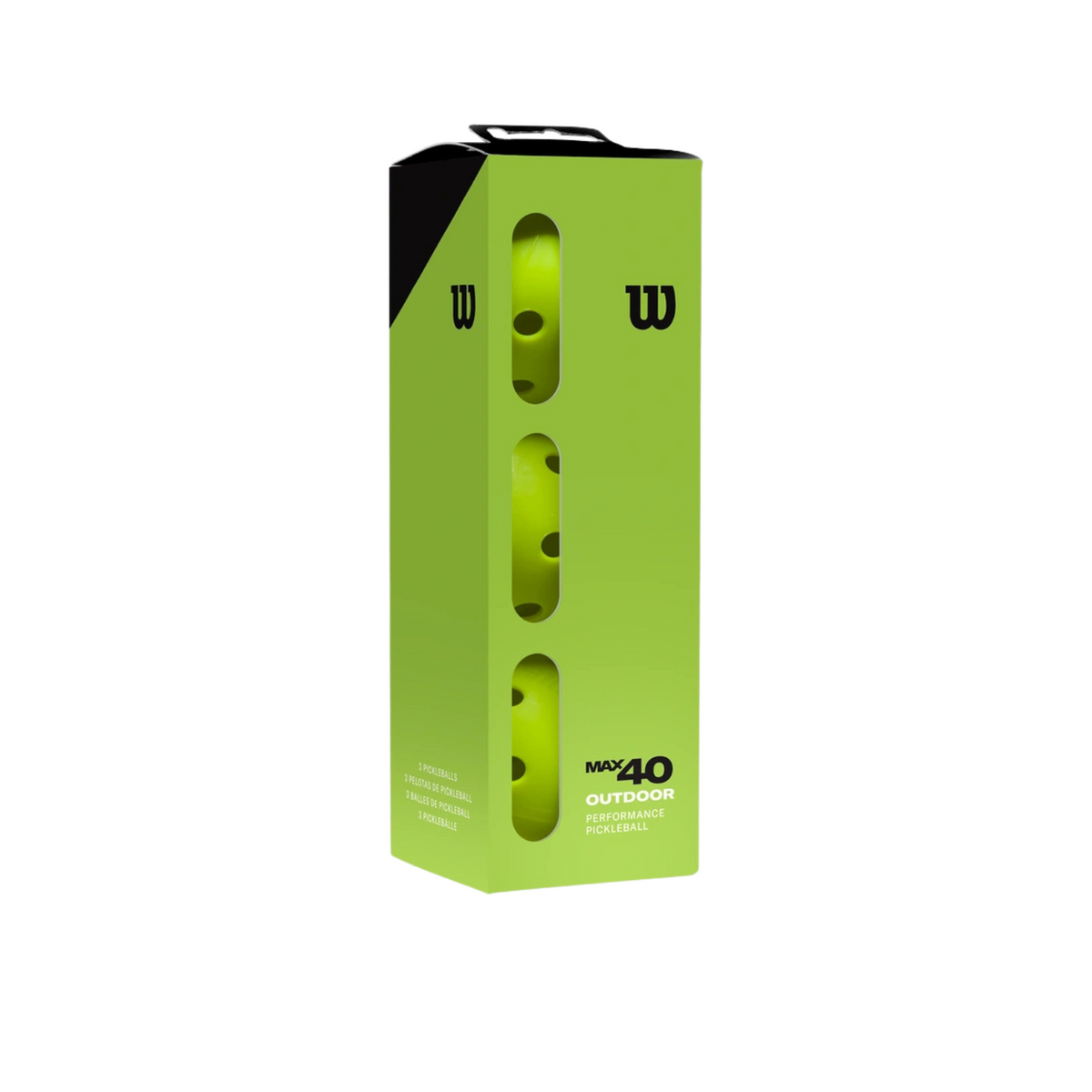 Wilson Max 40 Outdoor (WR8909201) Pickle Ball Green Tennis Balls Wilson