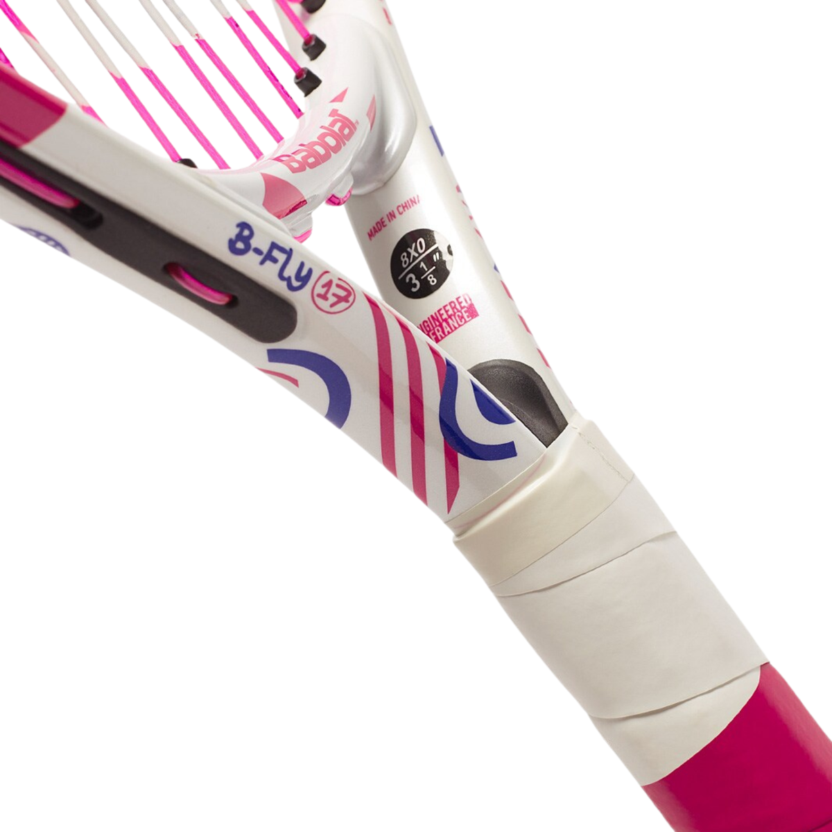 Babolat B Fly 17 2023 Junior Tennis Racquet - Pink/White Tennis Rackets Babolat